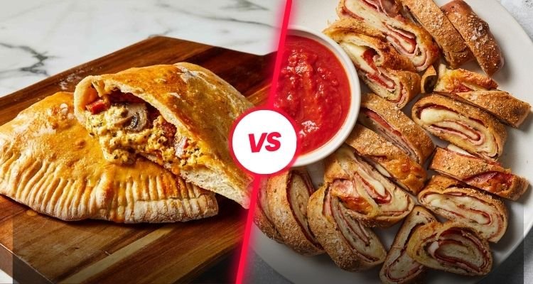 what is the difference between a calzone and a stromboli