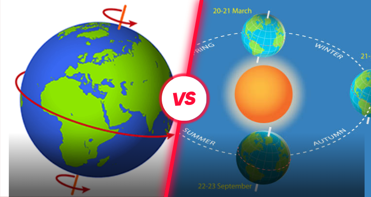 What is the Difference Between Rotation and Revolution?